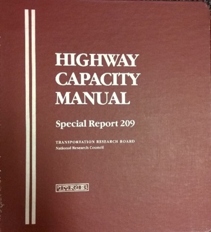 1985 HCM: Significant research incorporated adding pedestrians and bicycles chapters. Updates to this edition were made in 1992, 1994, and 1997.