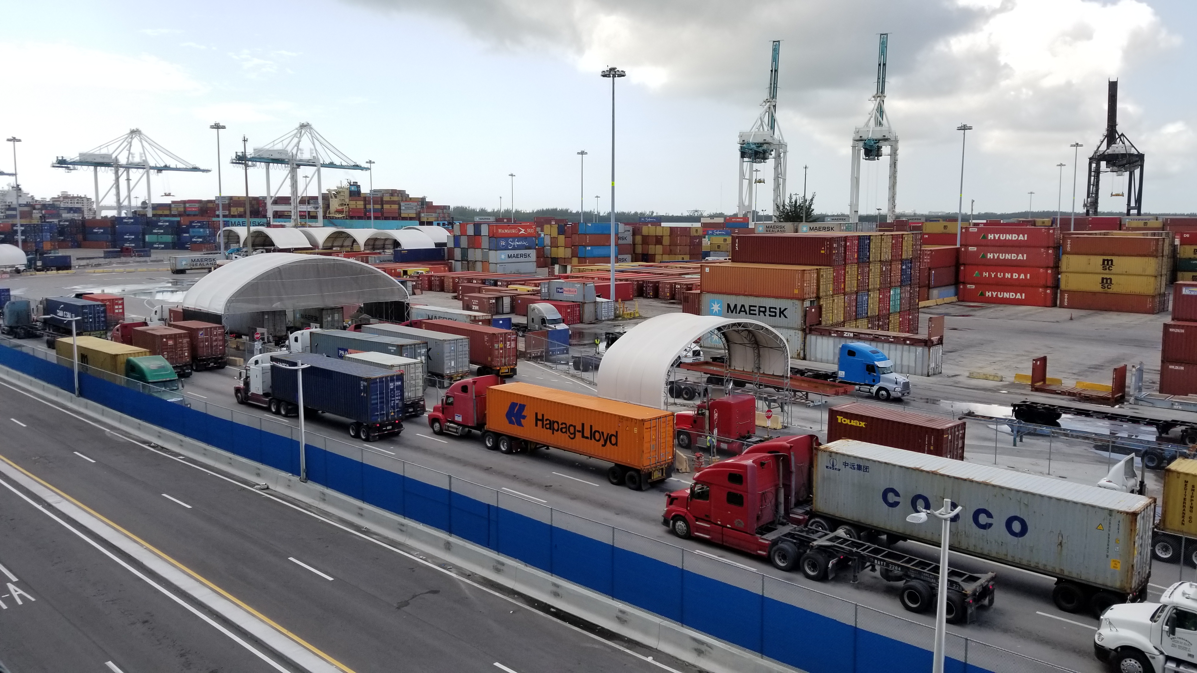 Cranes at Port of Miami