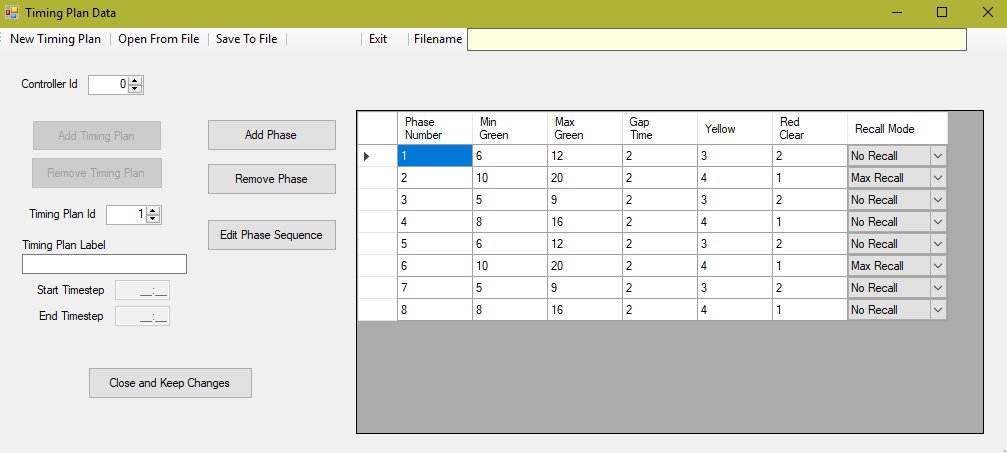 Actuated Signal Controller Settings (1)
