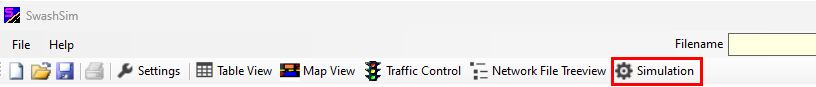 Simulation Control Panel Button