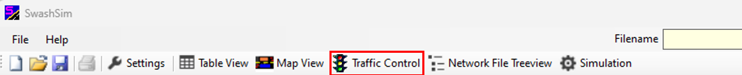 Toolbar Traffic Control Button