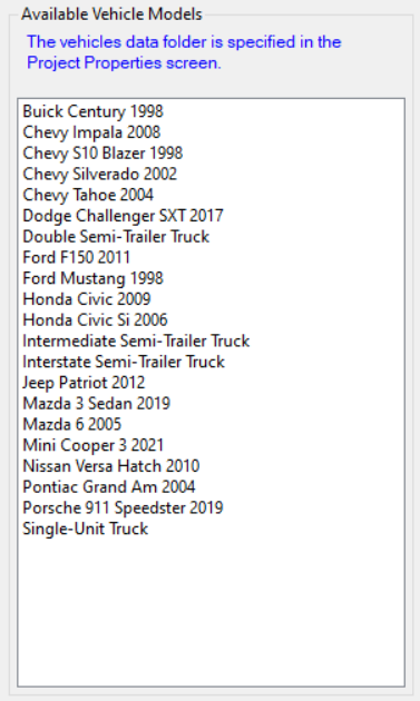 Vehicle Fleet Types